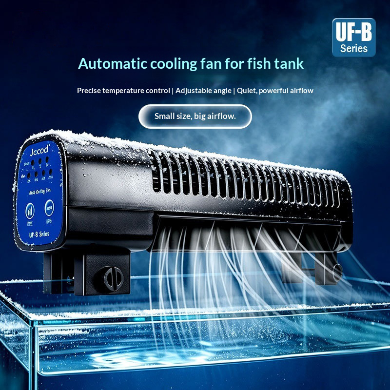 Fish Tank Heater - Jebao Yeni Akvaryum Soğutma Fanı UF-200B/300B,