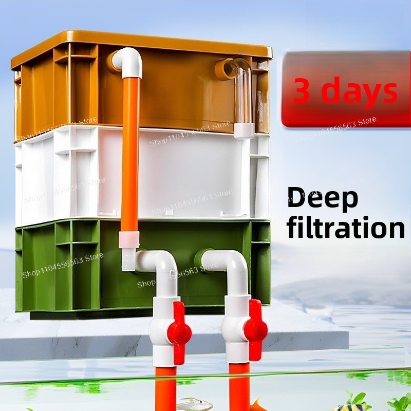 Fish Tank Filter - Balık Tankı Döner Filtre Kutusu Balık