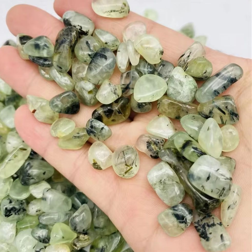 Fish Tank Gravel - Doğal Taşlar Chiltonite Çakıl Yeşil Prehnit