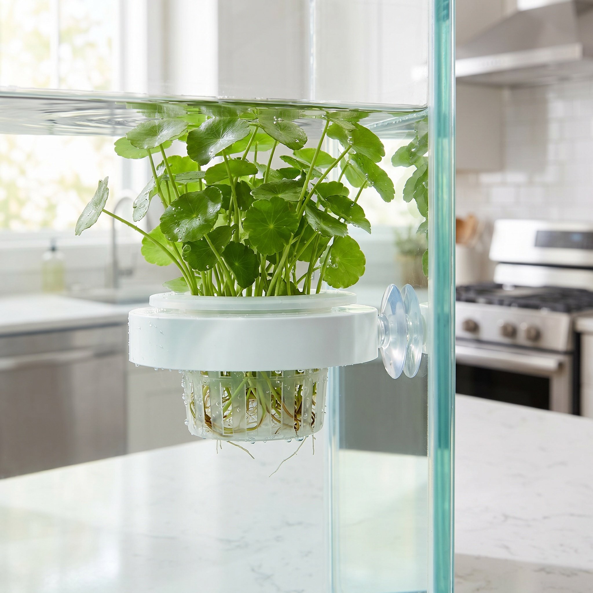 Aquarium Plants - 4 adet Yüzen Akvaryum Bitki Sepeti,