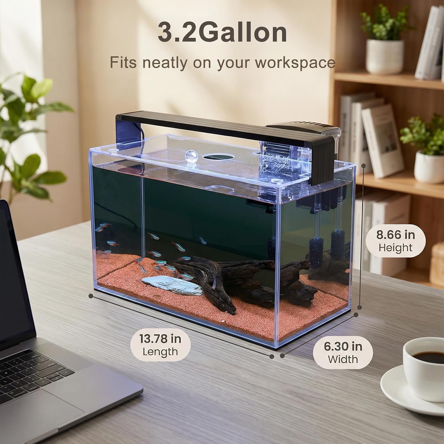 3,2 Galon Nano Nature Akvaryum - Betta Fish Tank incelemesi ve fiyatı