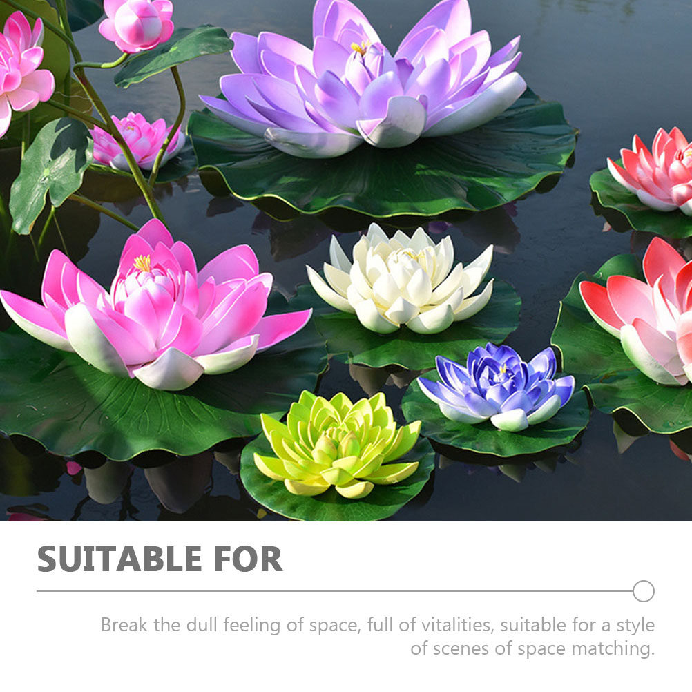 8 Adet Yapay Lotus Çiçeği, Yüz - Aquarium Plants incelemesi ve fiyatı