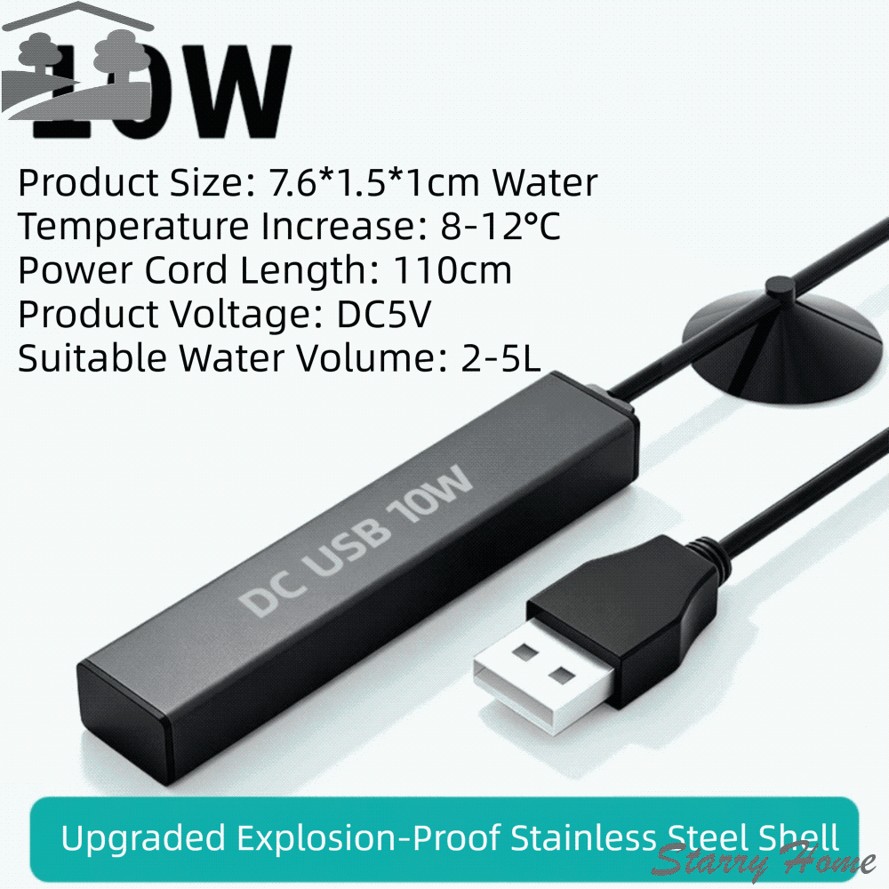 5/10W Mini USB Akvaryum Isıtıc - Fish Tank Heater incelemesi ve fiyatı