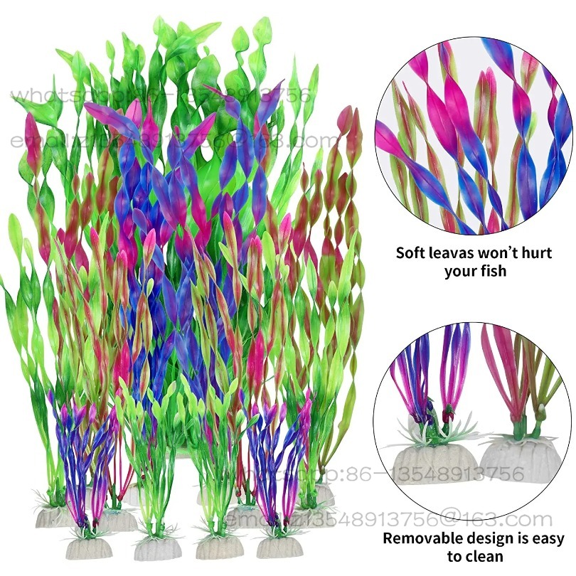 5/10 adet Plastik Akvaryum Bit - Aquarium Plants incelemesi ve fiyatı